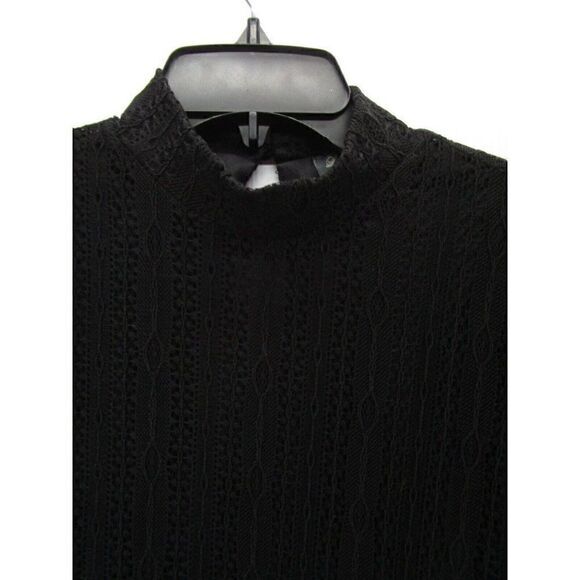 Lily Rose | Size Small Black Lace Fit‎ & Flare Babydoll Mini Dress - Picture 4 of 9